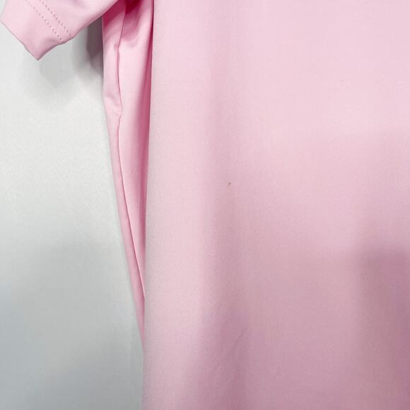 Peter Millar L Palm Pink Summer Comfort Short Sleeve Polo Stretch Embroidered - Picture 7 of 9